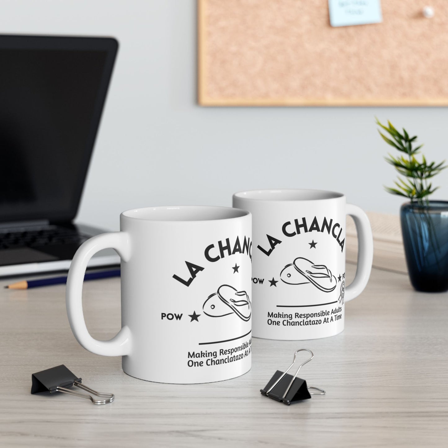 Funny Chancla Ceramic Mug