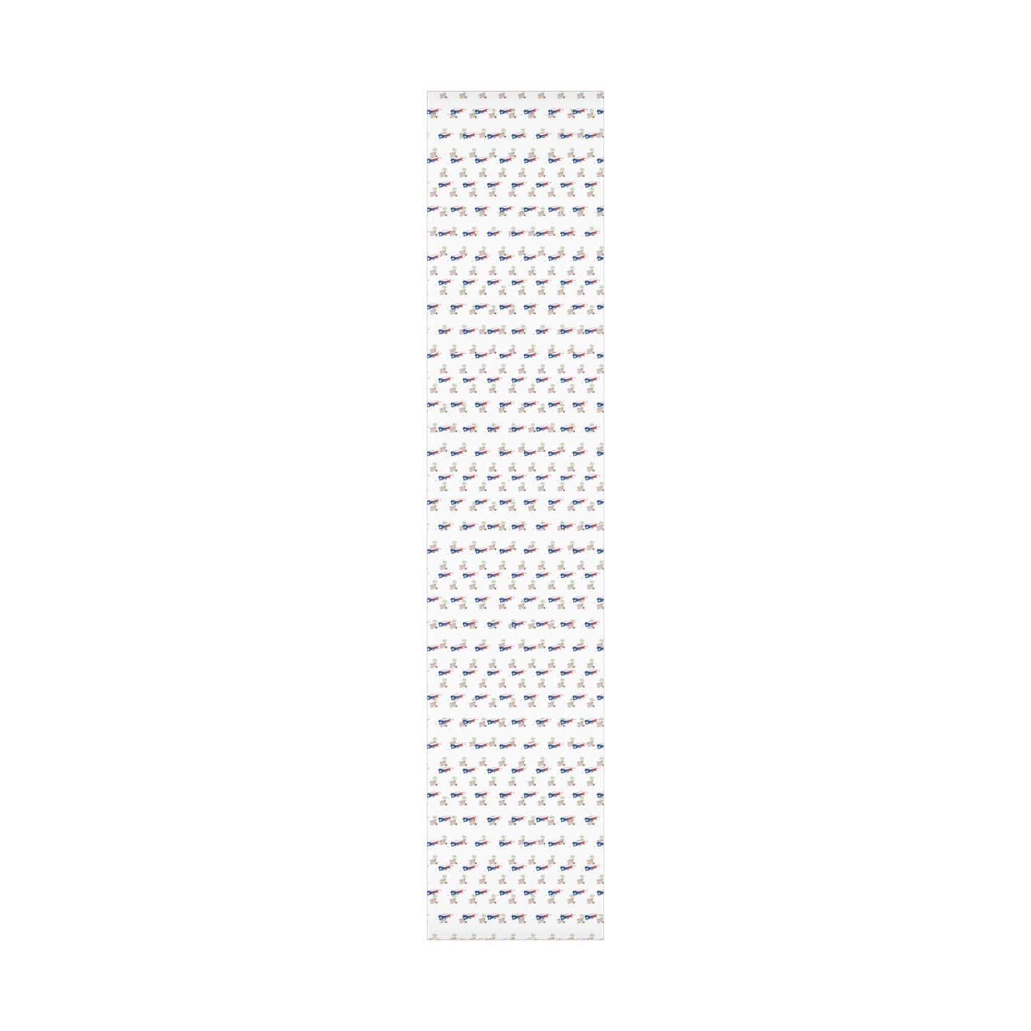 Puerto Rican Map Gift Wrap Papers