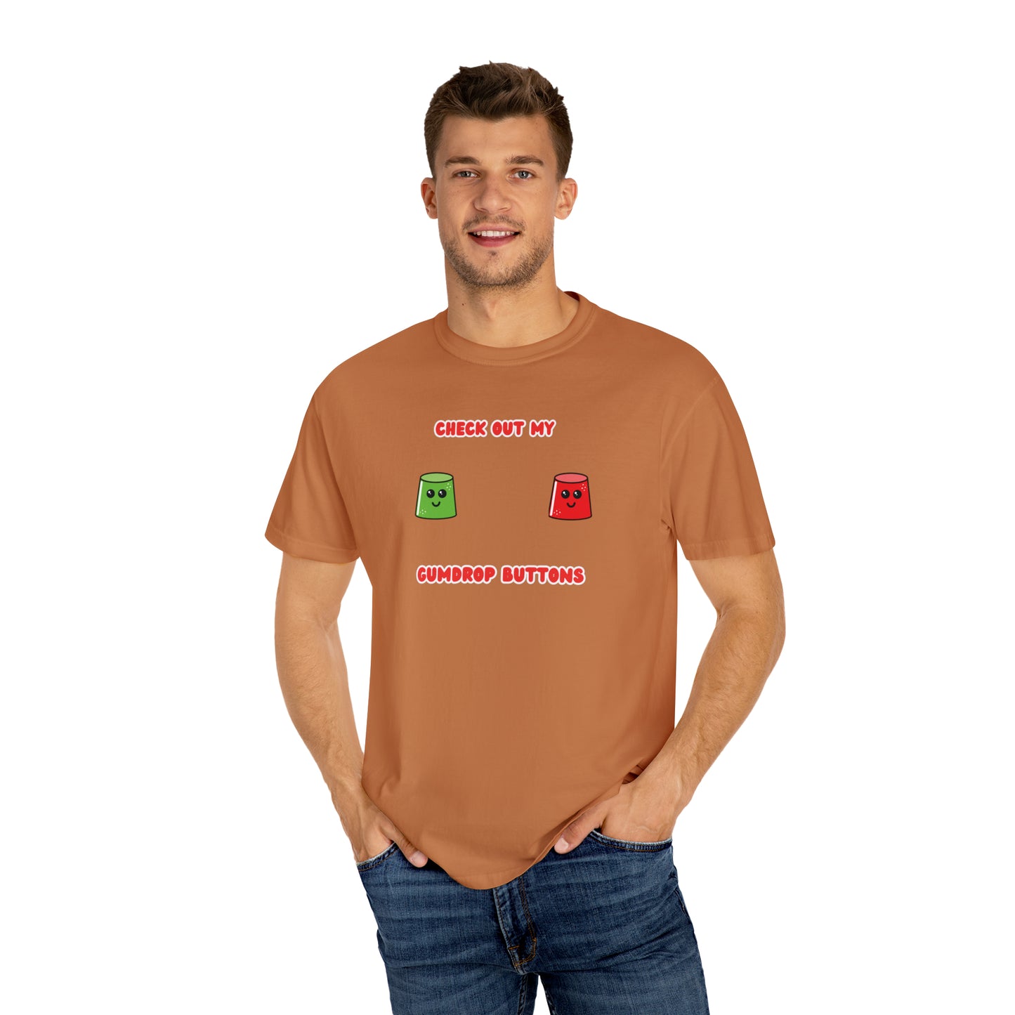 Gumdrop buttons Unisex Garment-Dyed T-shirt