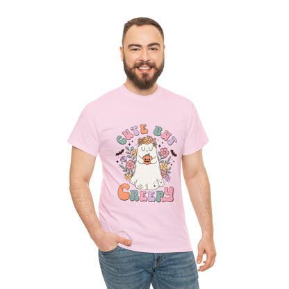 Cute But Creepy Unisex Heavy Cotton Tee