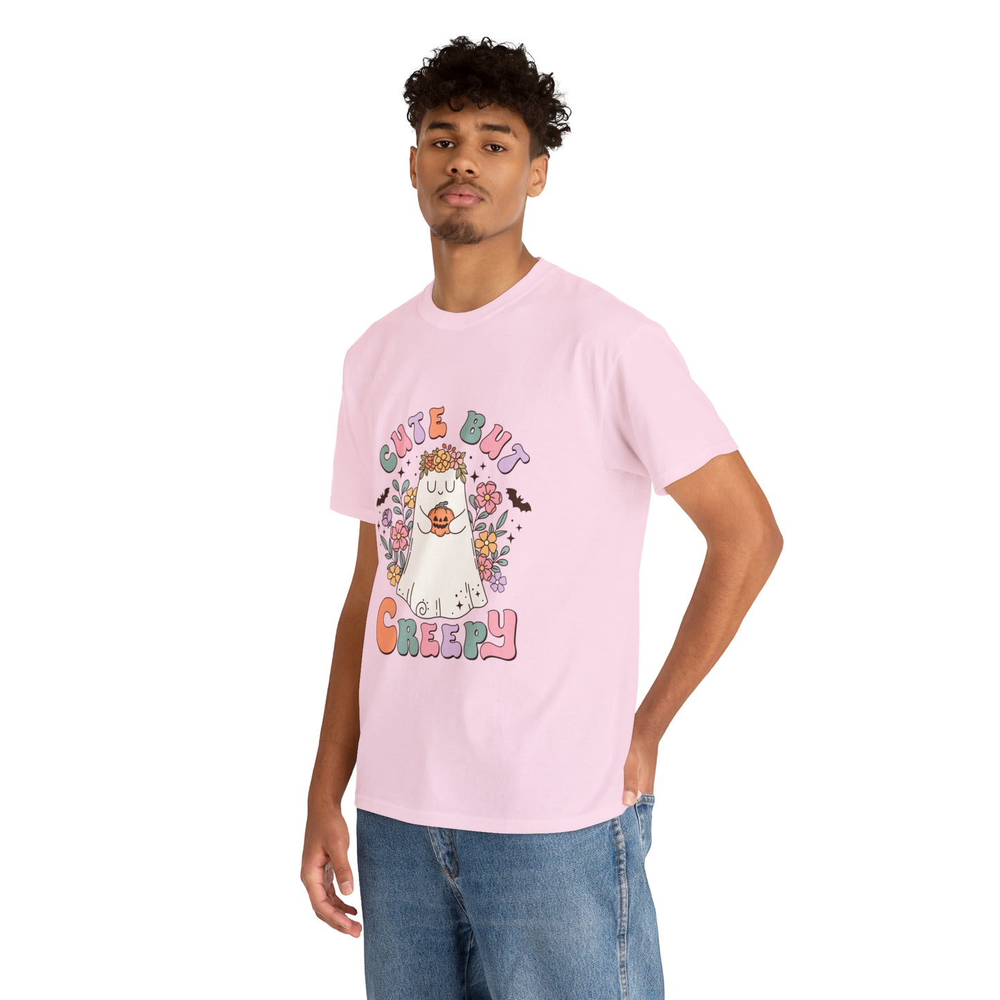 Cute But Creepy Unisex Heavy Cotton Tee