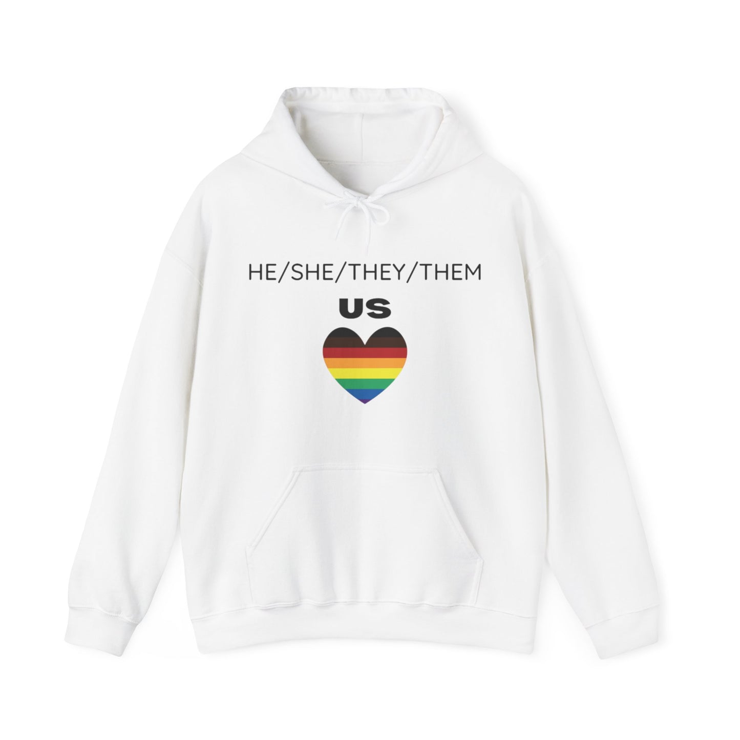 Pronouns Unisex Heavy Blend™ Hooded Sweatshirt