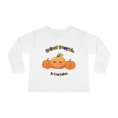 Cutest Pumpkin Toddler Long Sleeve Tee