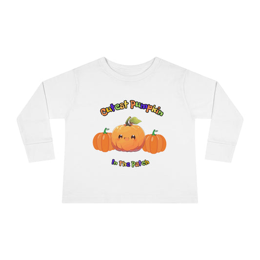 Cutest Pumpkin Toddler Long Sleeve Tee