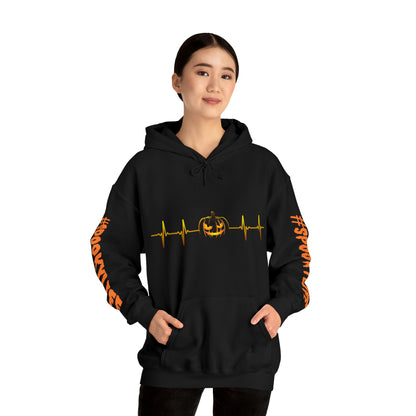 Halloween Heartbeat Unisex Heavy Blend™ Hooded Sweatshirt