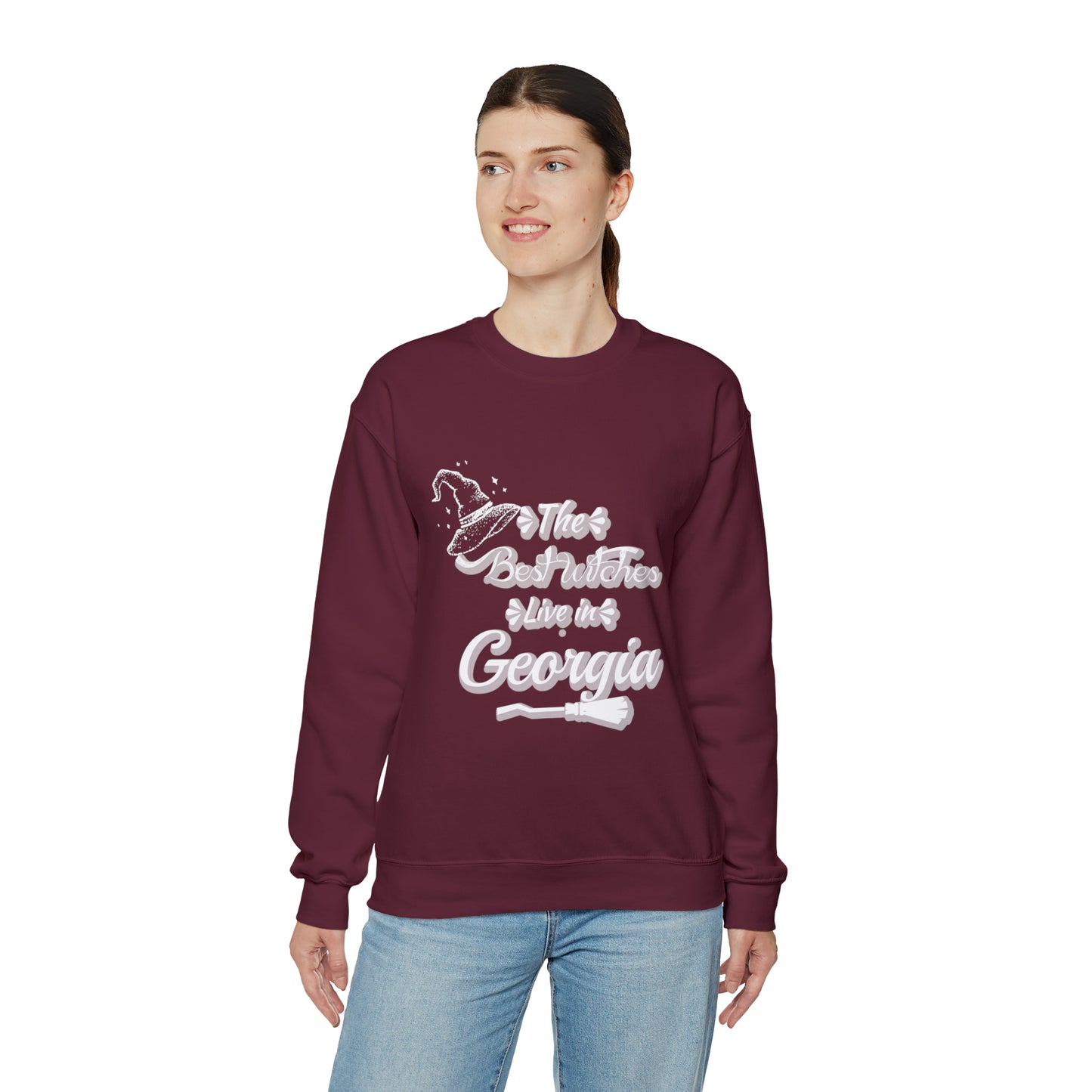 Georgia Witch Unisex Heavy Blend™ Crewneck Sweatshirt