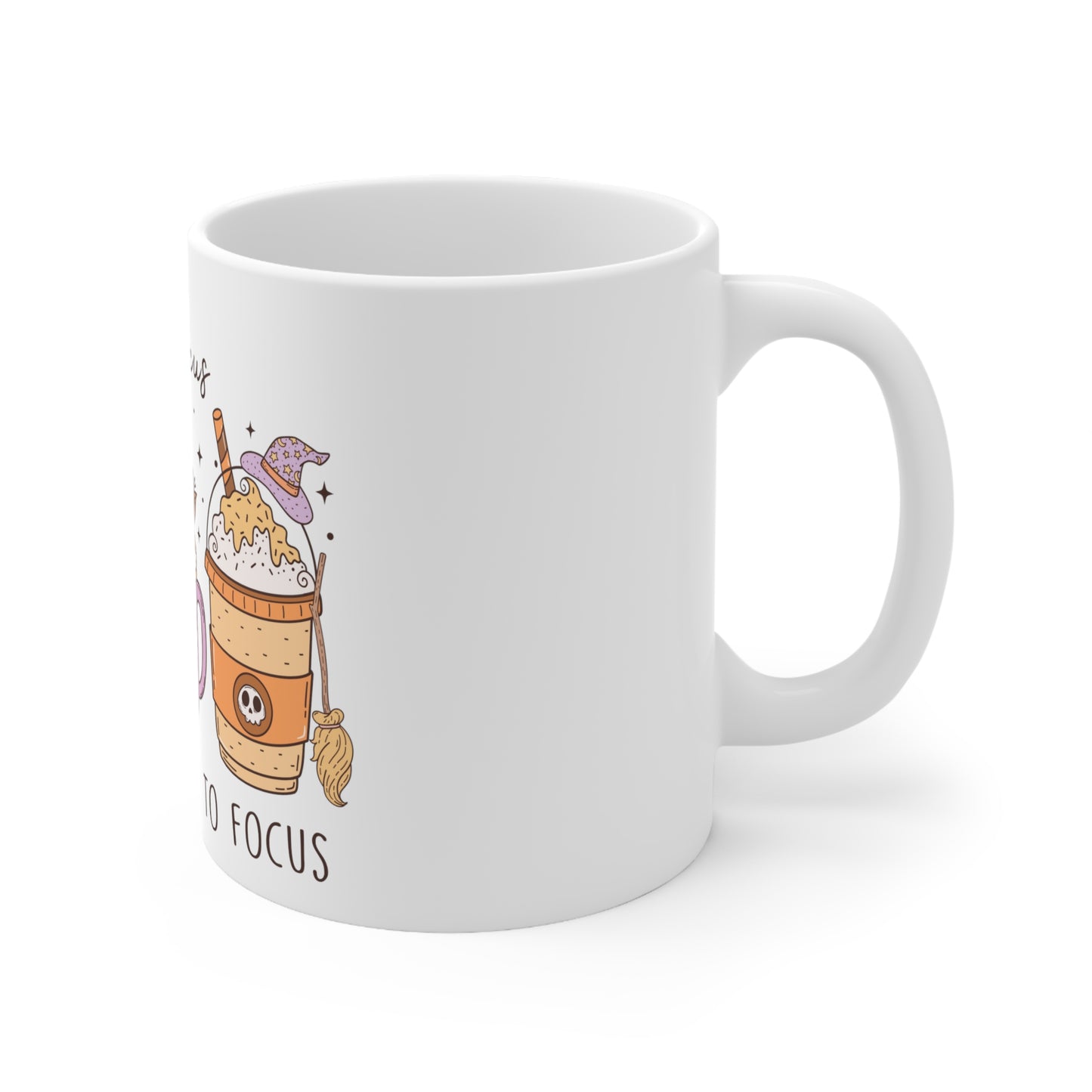 Hocus Pocus Coffee Focus Ceramic Mug 11oz