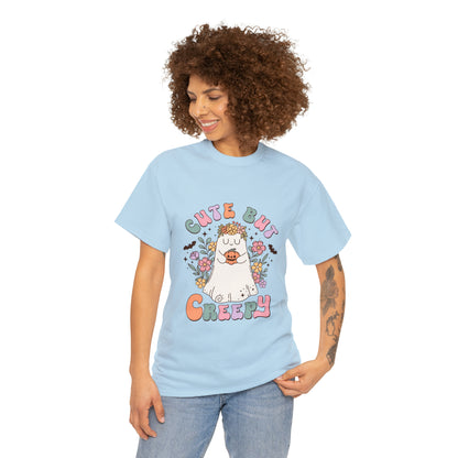 Cute But Creepy Unisex Heavy Cotton Tee