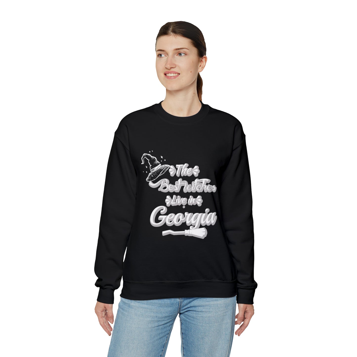 Georgia Witch Unisex Heavy Blend™ Crewneck Sweatshirt