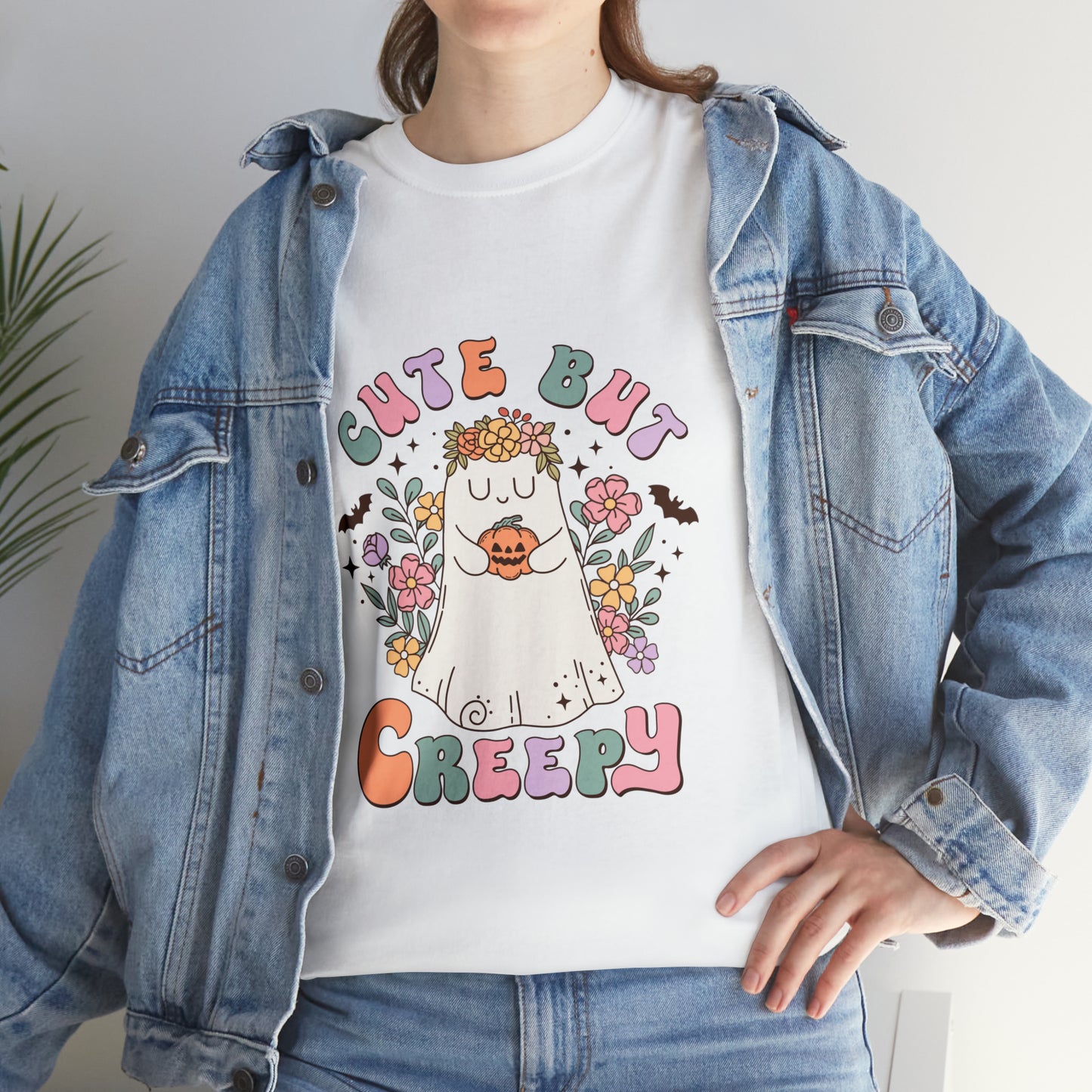 Cute But Creepy Unisex Heavy Cotton Tee