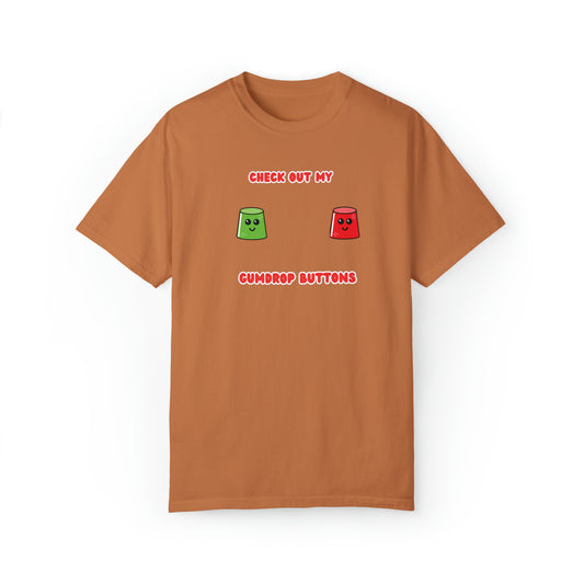 Gumdrop buttons Unisex Garment-Dyed T-shirt