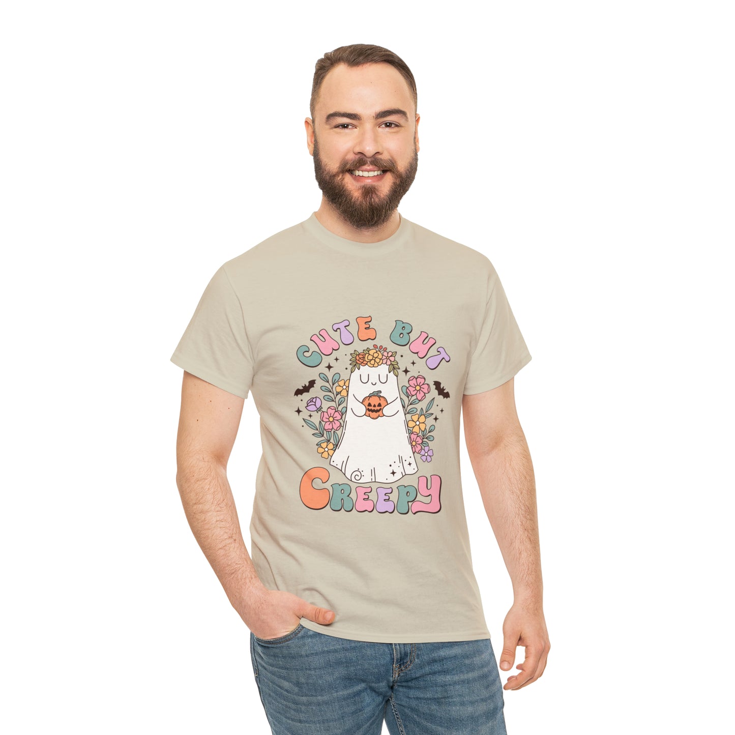 Cute But Creepy Unisex Heavy Cotton Tee