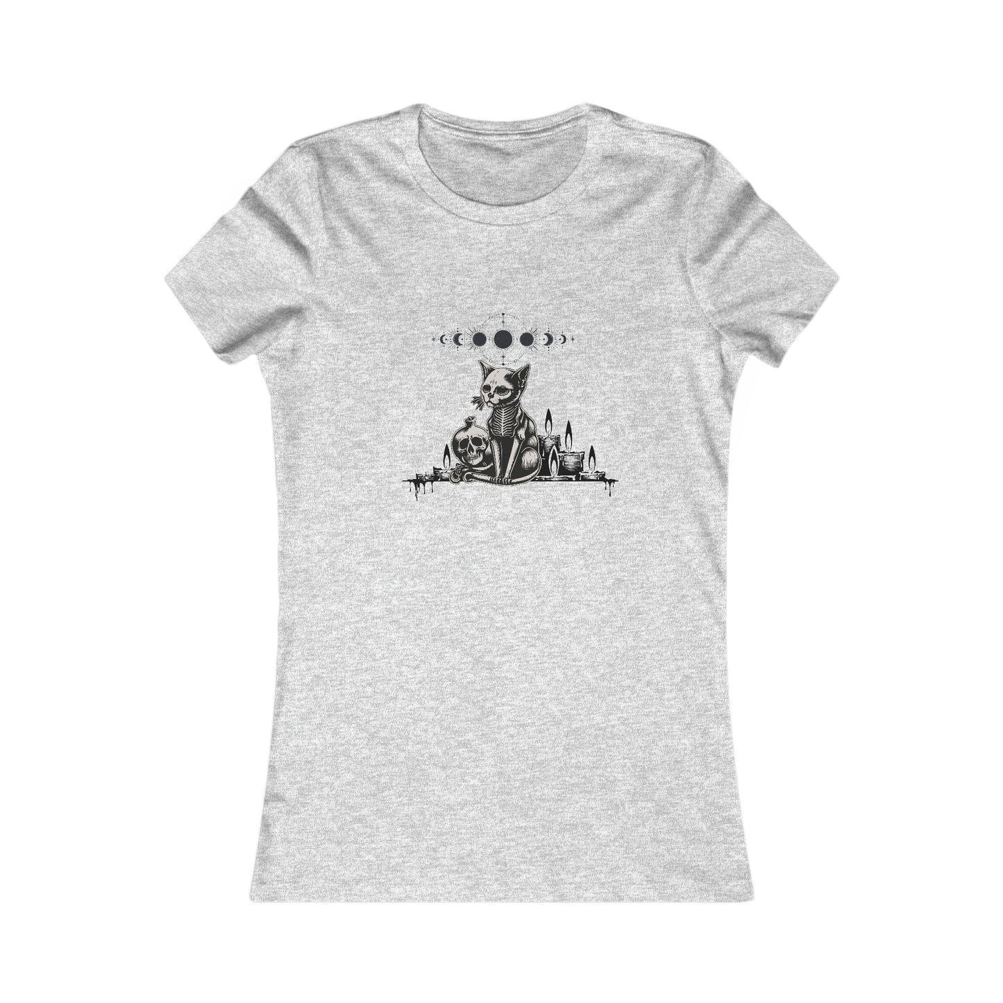 Spooky Kitty Gargoyle Women's Favorite Tee