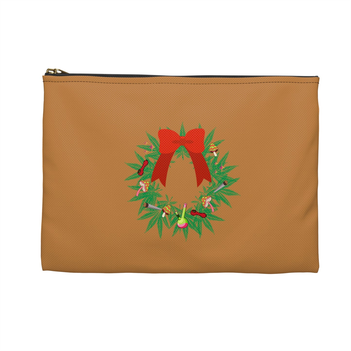 Christmas Weedth Accessory Pouch