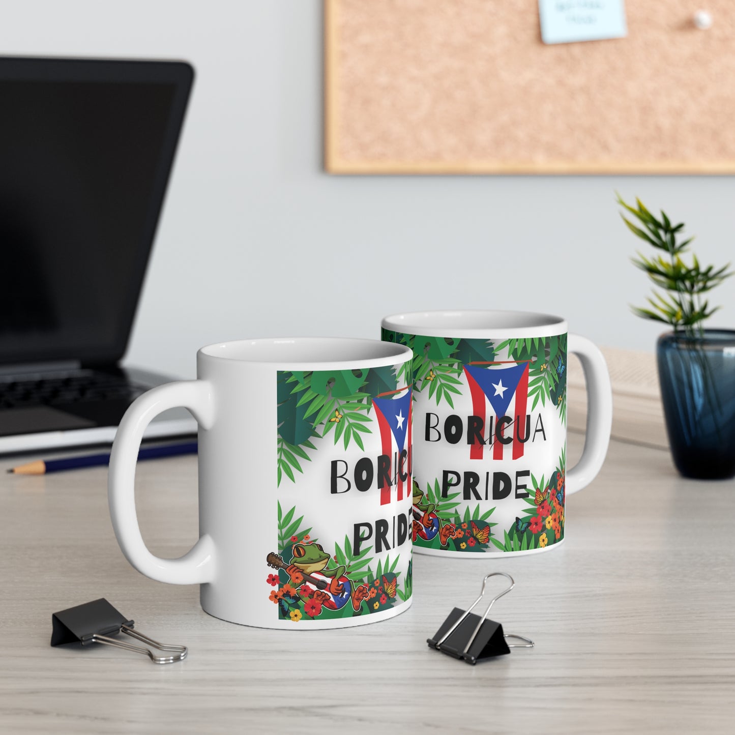 Boricua Pride Ceramic Mug 11oz