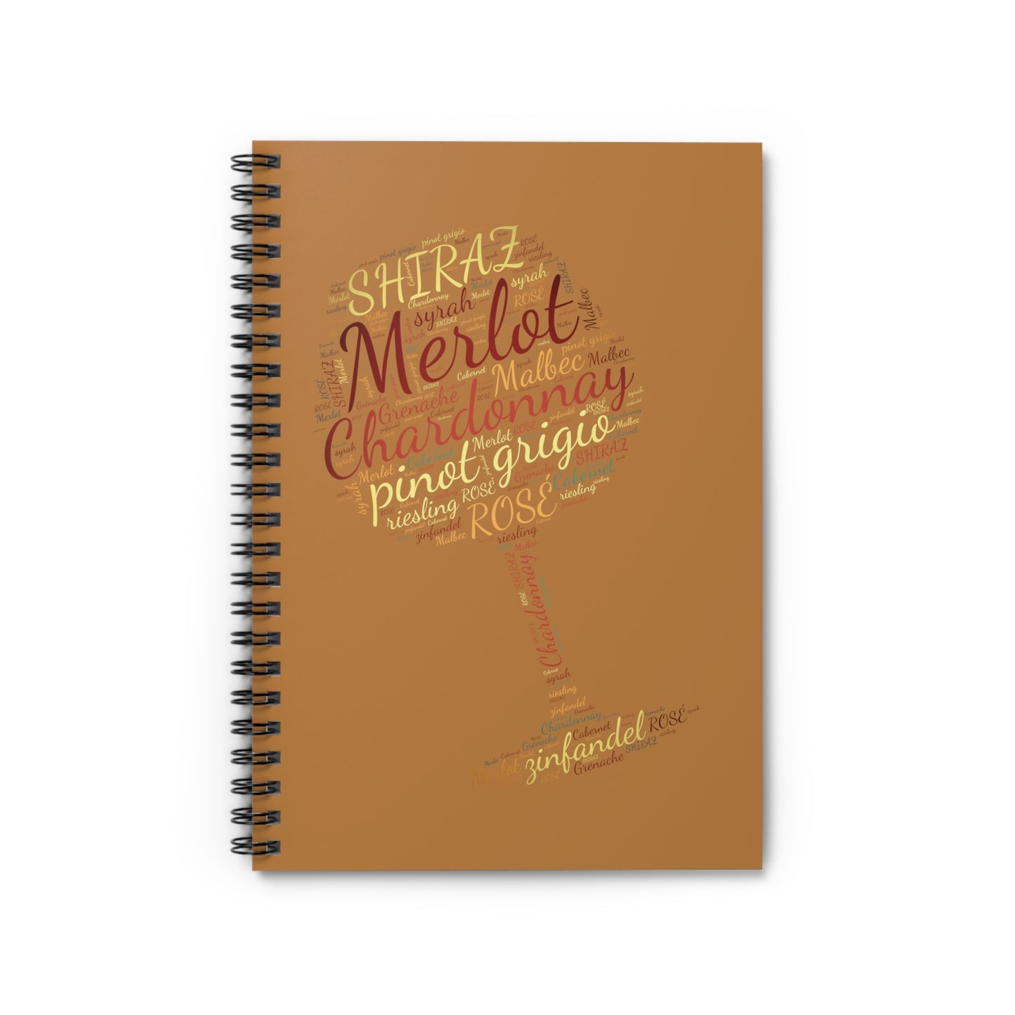 All the Wine Spiral Notebook - Ruled Line