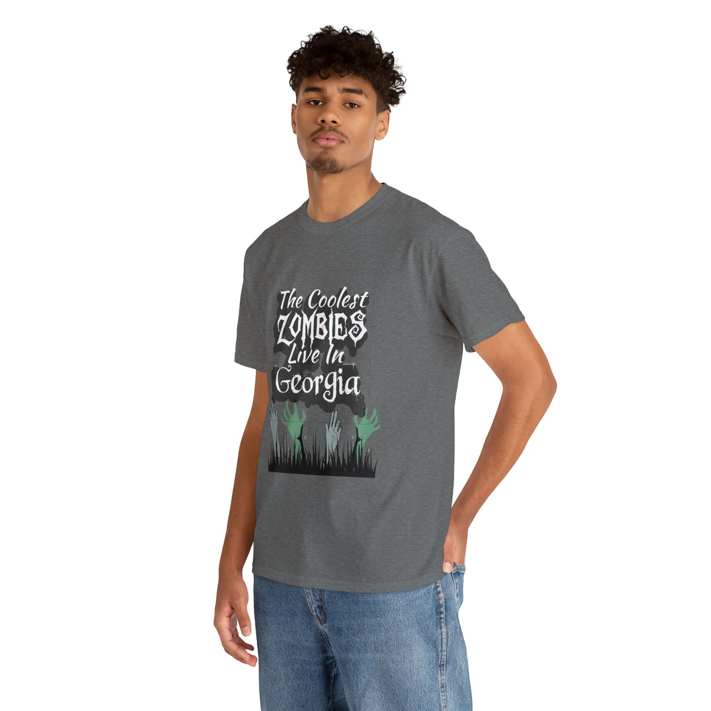 Coolest Georgia Zombies Unisex Heavy Cotton Tee