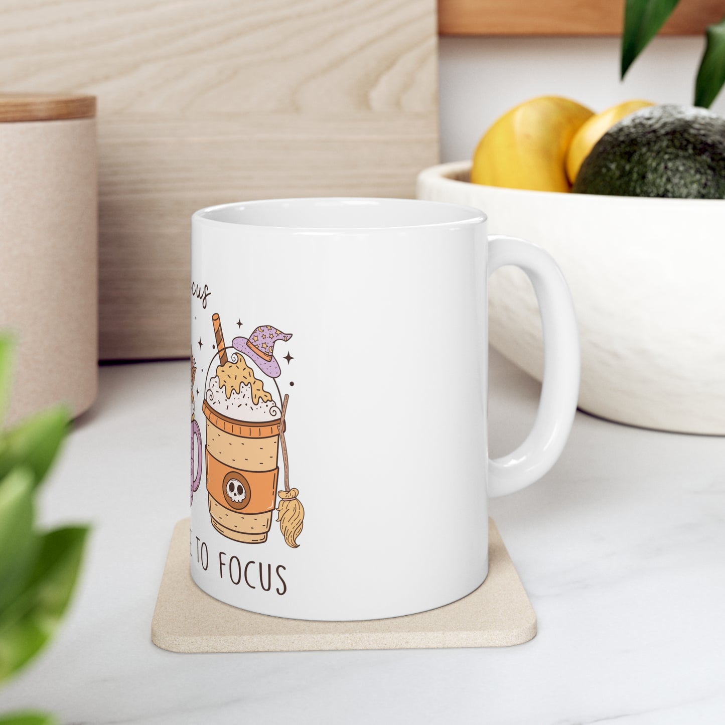 Hocus Pocus Coffee Focus Ceramic Mug 11oz