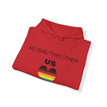 Pronouns Unisex Heavy Blend™ Hooded Sweatshirt