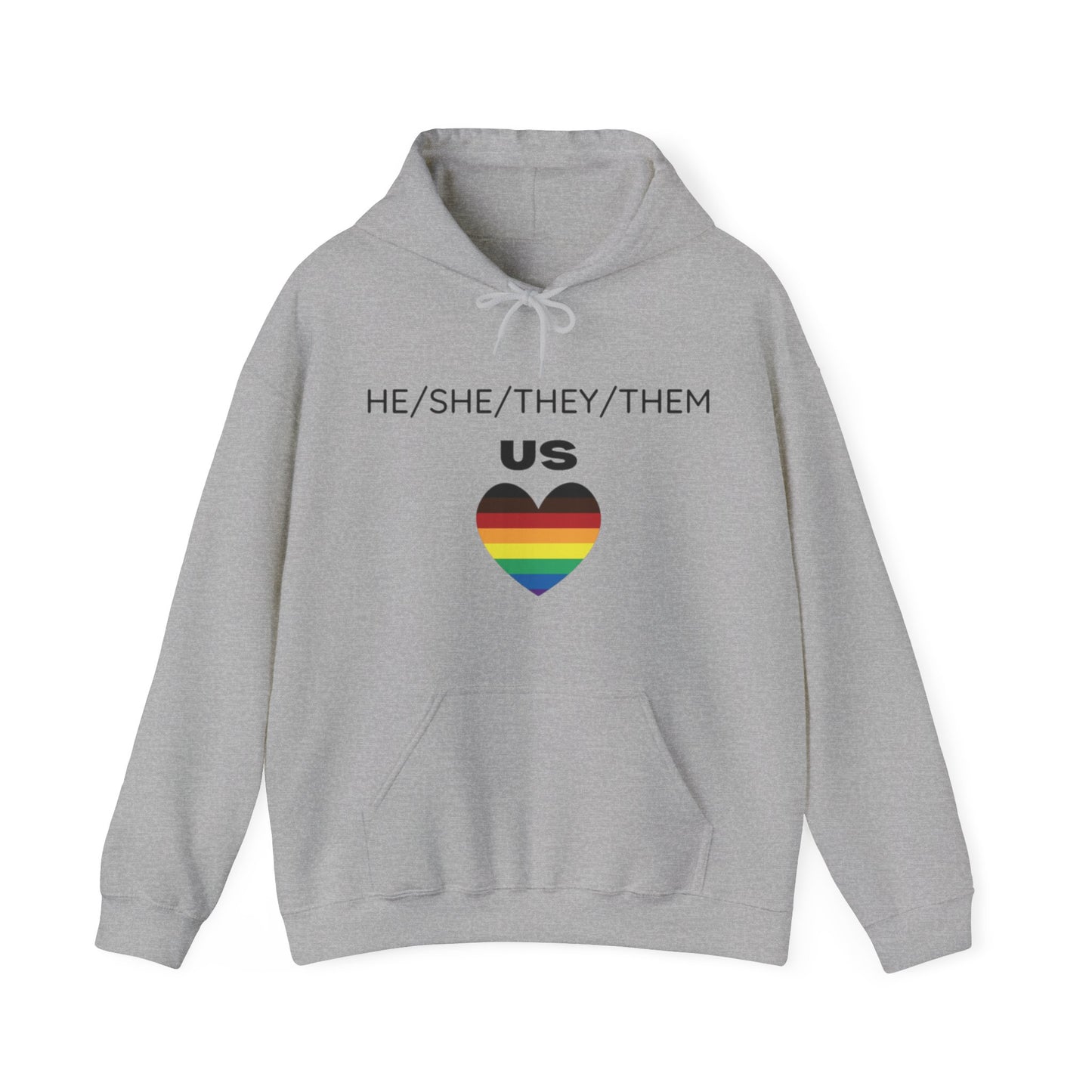 Pronouns Unisex Heavy Blend™ Hooded Sweatshirt