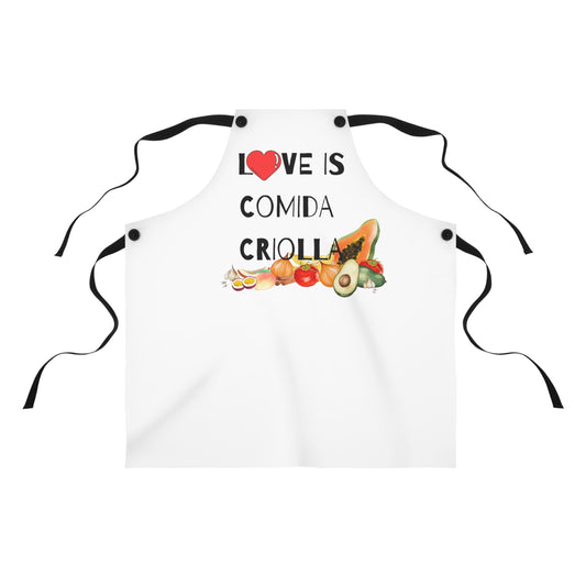 Love is Comida Criolla Apron (AOP)