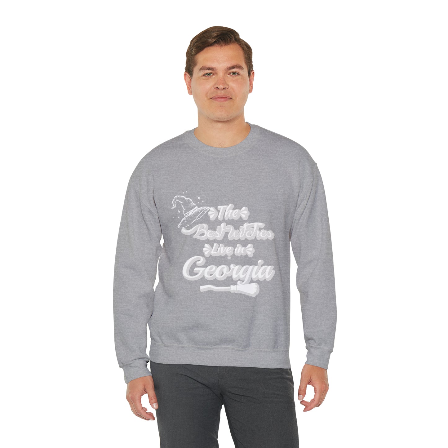 Georgia Witch Unisex Heavy Blend™ Crewneck Sweatshirt