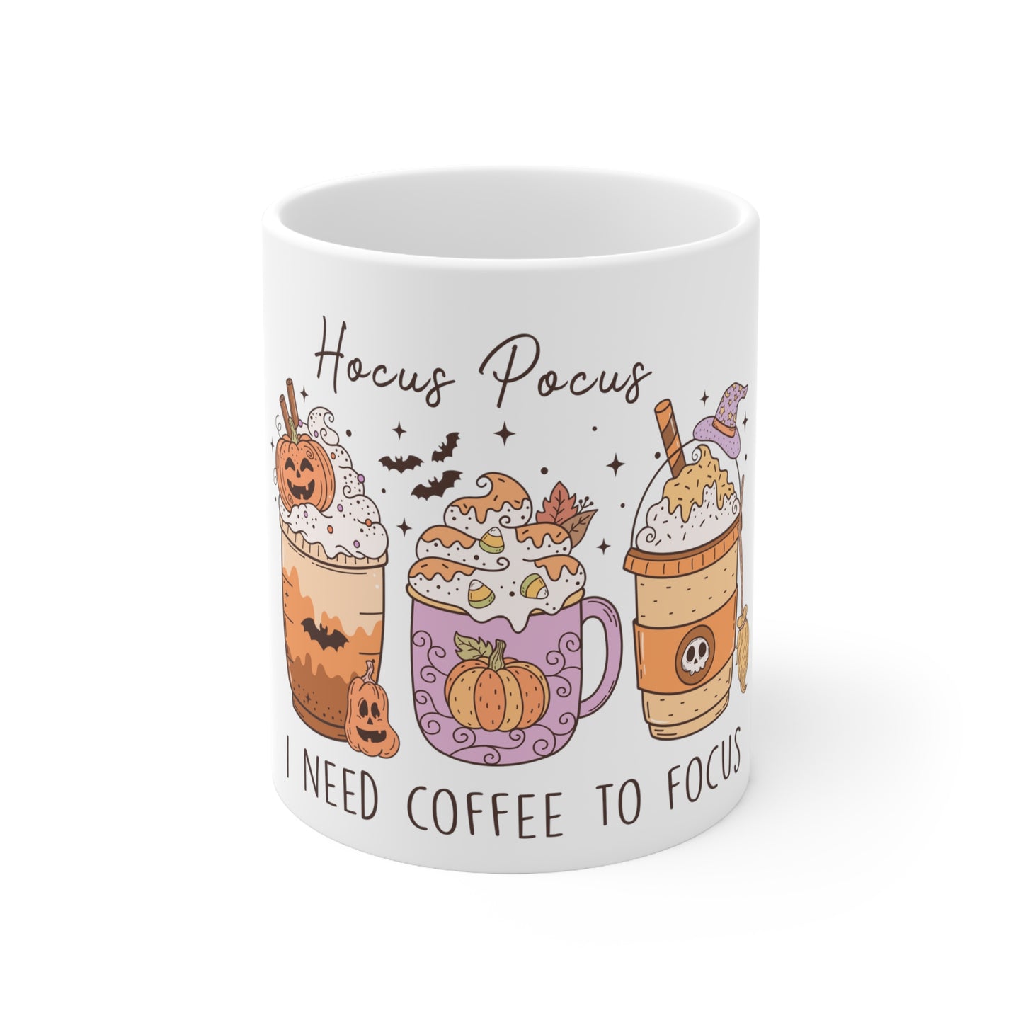 Hocus Pocus Coffee Focus Ceramic Mug 11oz