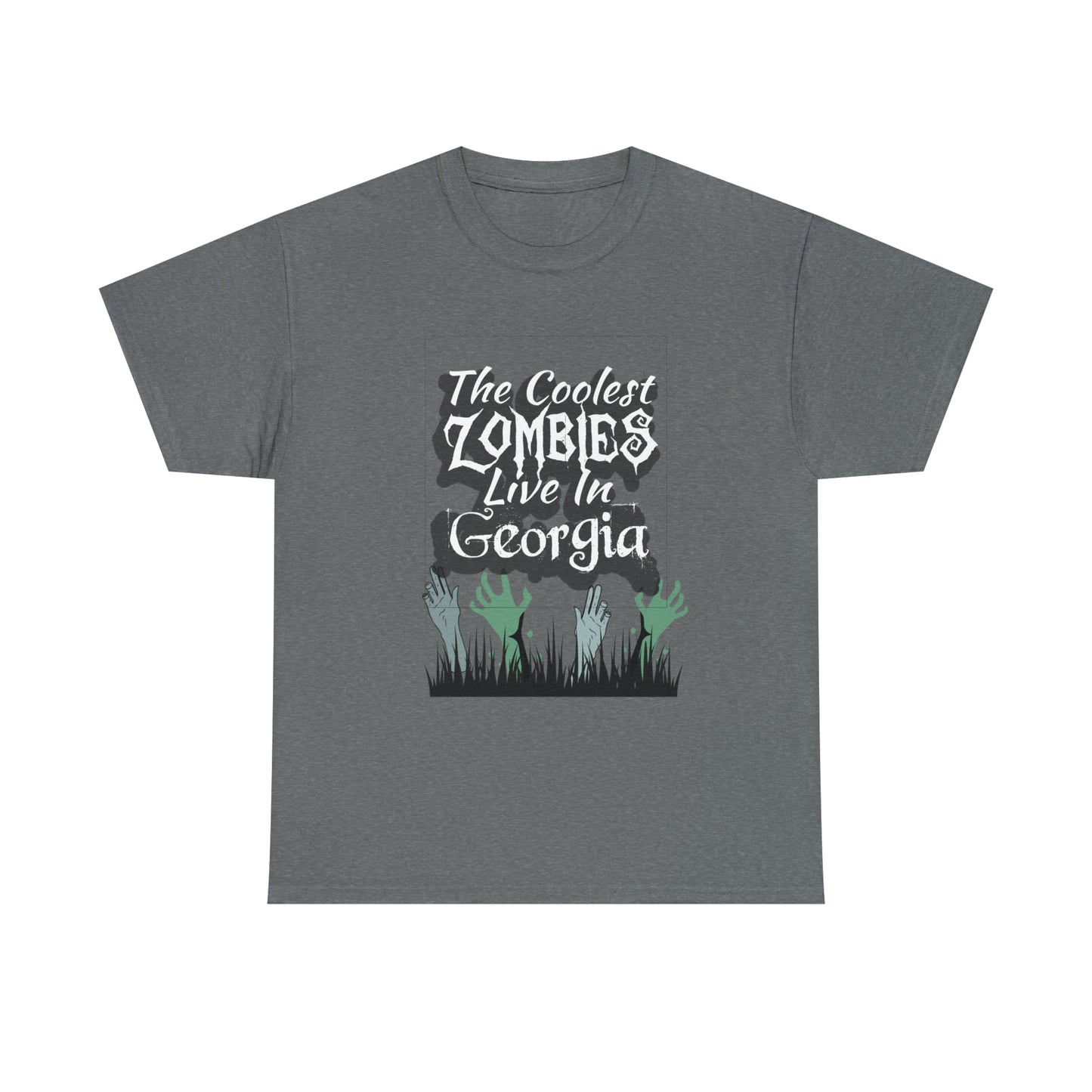 Coolest Georgia Zombies Unisex Heavy Cotton Tee