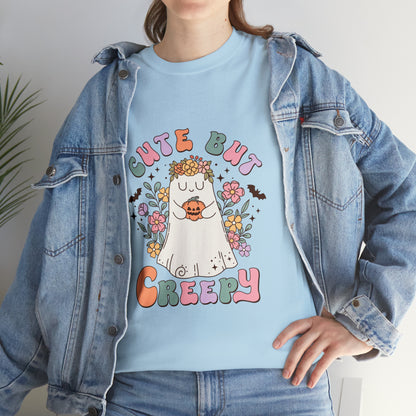 Cute But Creepy Unisex Heavy Cotton Tee