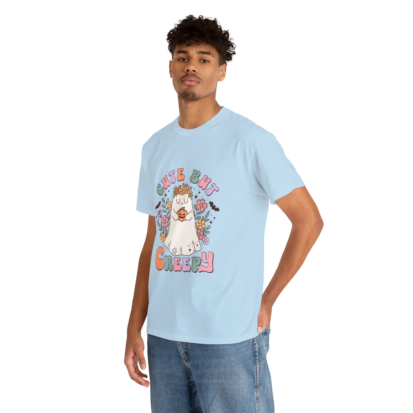 Cute But Creepy Unisex Heavy Cotton Tee