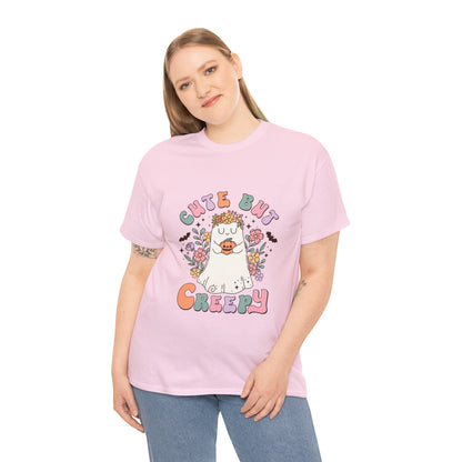 Cute But Creepy Unisex Heavy Cotton Tee