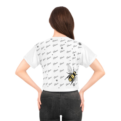 All the Buzz Crop Tee (AOP)