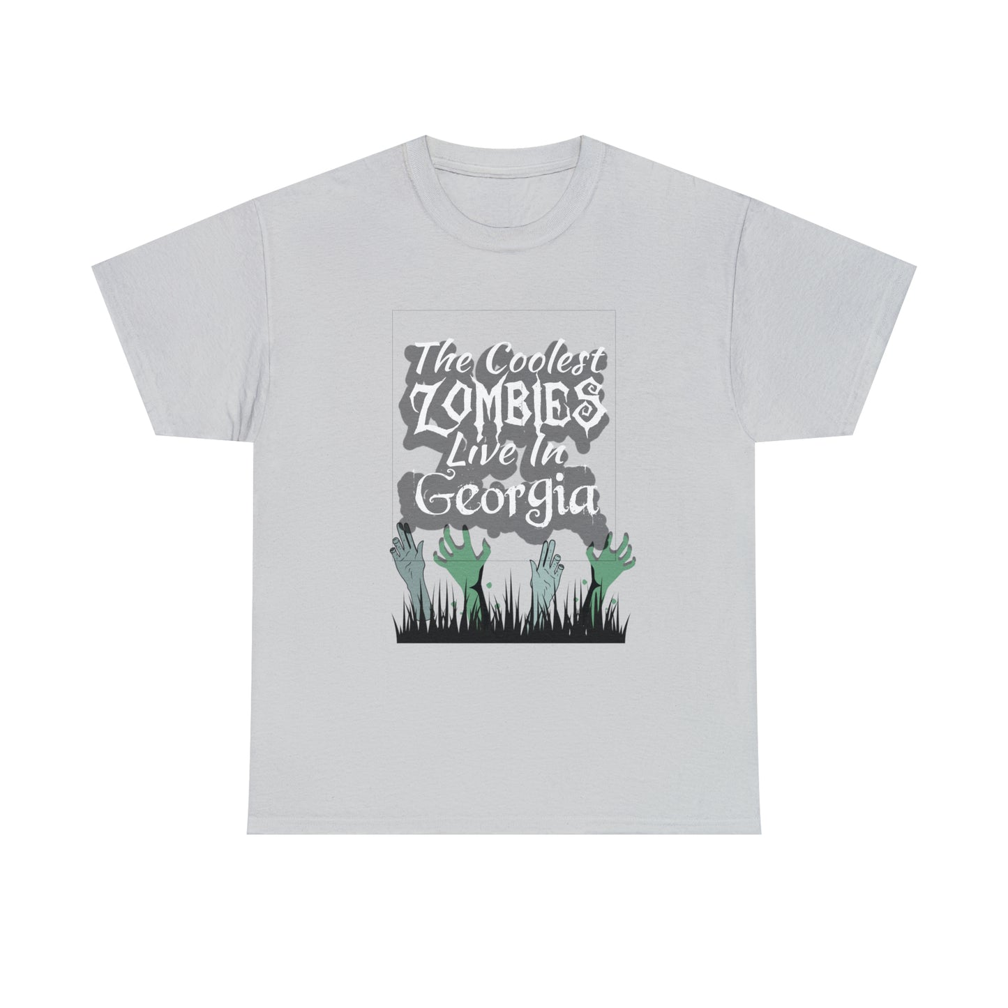 Coolest Georgia Zombies Unisex Heavy Cotton Tee