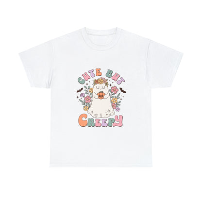 Cute But Creepy Unisex Heavy Cotton Tee