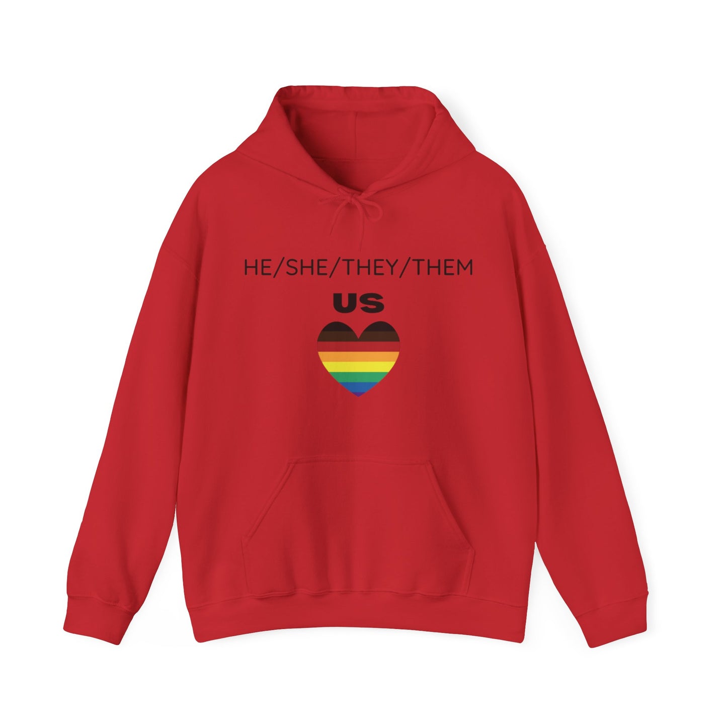 Pronouns Unisex Heavy Blend™ Hooded Sweatshirt