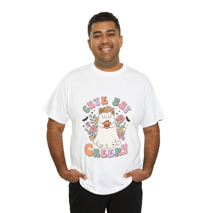 Cute But Creepy Unisex Heavy Cotton Tee