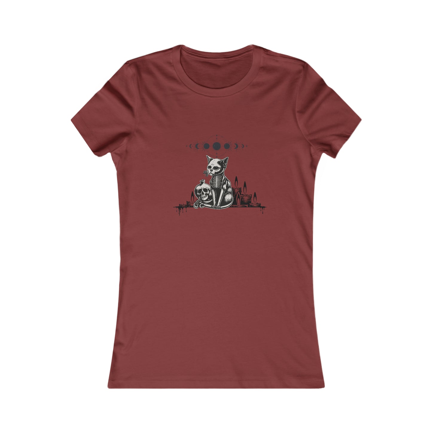 Spooky Kitty Gargoyle Women's Favorite Tee