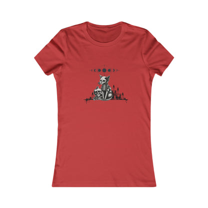 Spooky Kitty Gargoyle Women's Favorite Tee