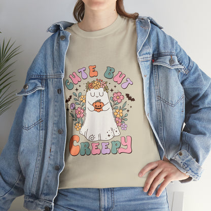 Cute But Creepy Unisex Heavy Cotton Tee