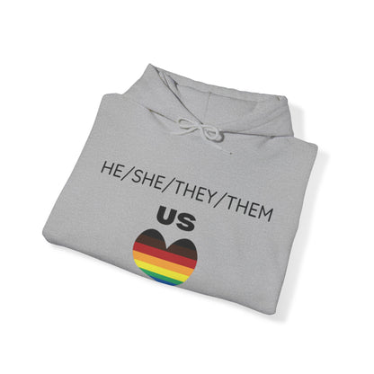 Pronouns Unisex Heavy Blend™ Hooded Sweatshirt