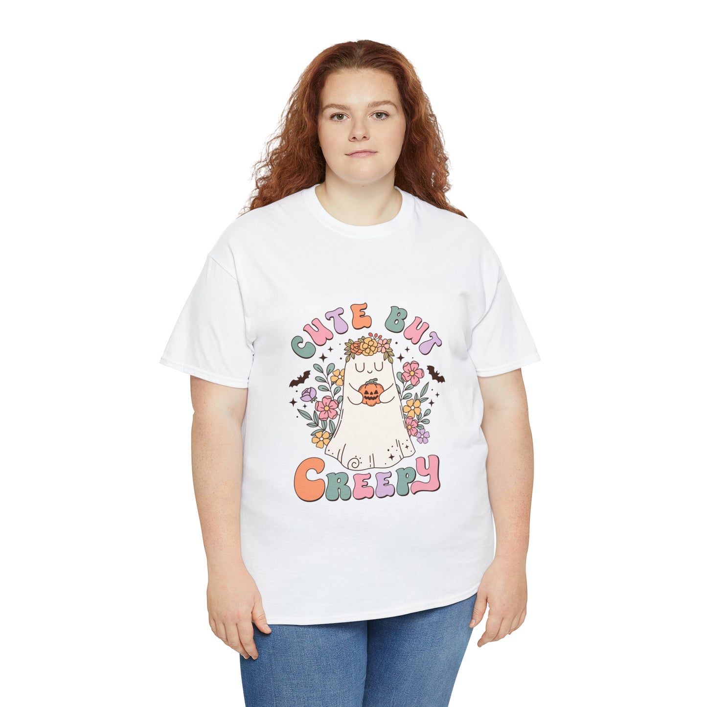 Cute But Creepy Unisex Heavy Cotton Tee