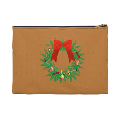 Christmas Weedth Accessory Pouch