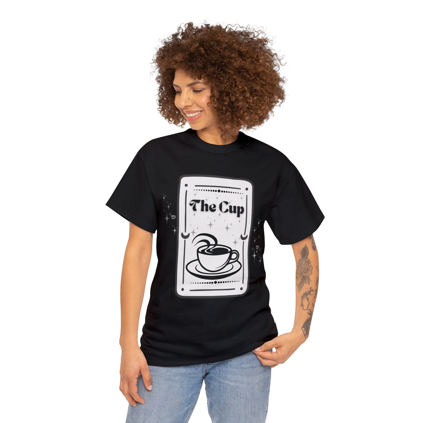 The Cup Tarot Card Unisex Heavy Cotton Tee