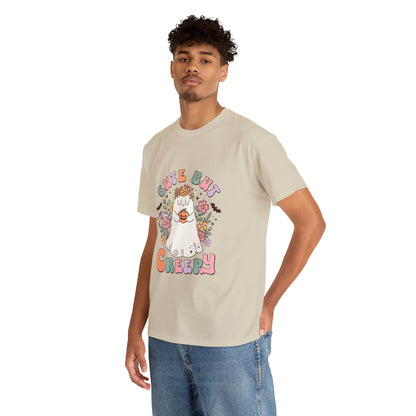 Cute But Creepy Unisex Heavy Cotton Tee