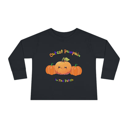 Cutest Pumpkin Toddler Long Sleeve Tee