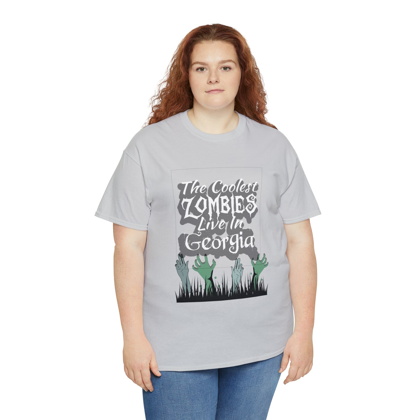 Coolest Georgia Zombies Unisex Heavy Cotton Tee