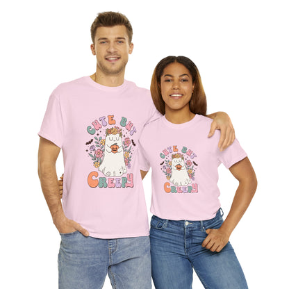 Cute But Creepy Unisex Heavy Cotton Tee