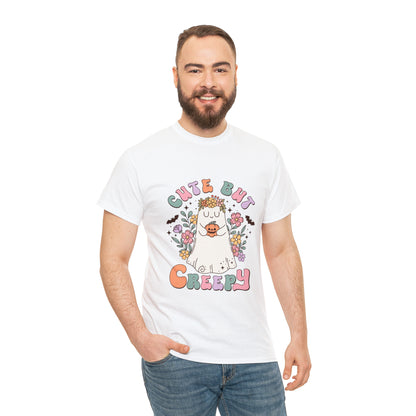 Cute But Creepy Unisex Heavy Cotton Tee