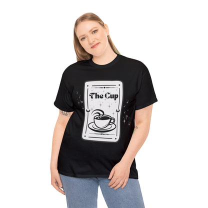 The Cup Tarot Card Unisex Heavy Cotton Tee