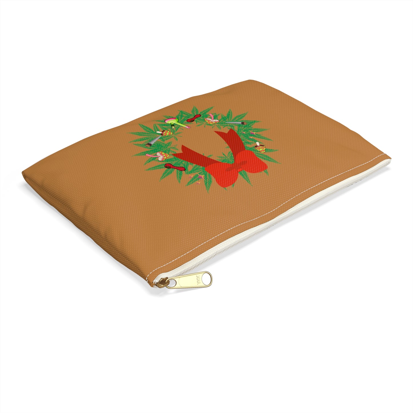 Christmas Weedth Accessory Pouch